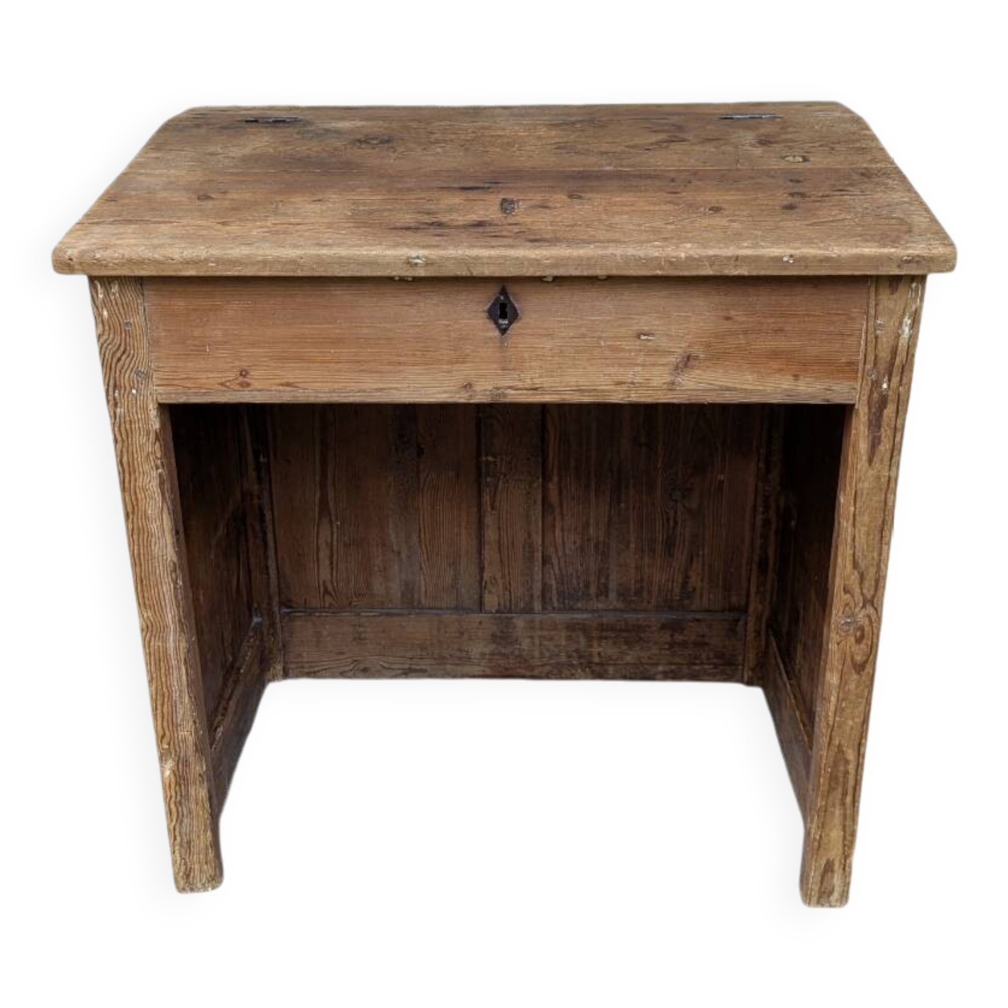 School desk with storage