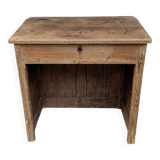 School desk with storage