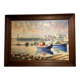 Old painting, Marine signed André Cartayrade (1921-2016)