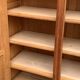 Vintage solid oak cross-braced wardrobe 1940