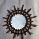 Rattan sun mirror
