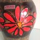 Fat Lava style red flower vase by Scheurich Keramik vintage 60s-70s