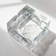 Bubble blown glass ashtray by Nybro Sweden