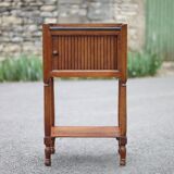 Bedside table, curtain bedside table, marble bedside table