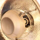 Old Bauhaus lamp in mercurized glass chrome industrial suspension.