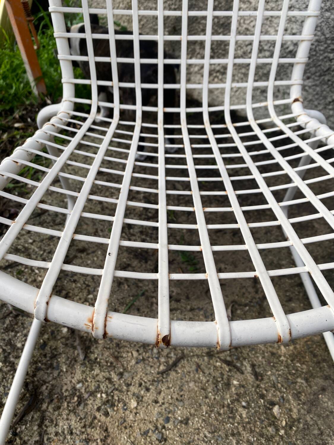 Designer metal chairs