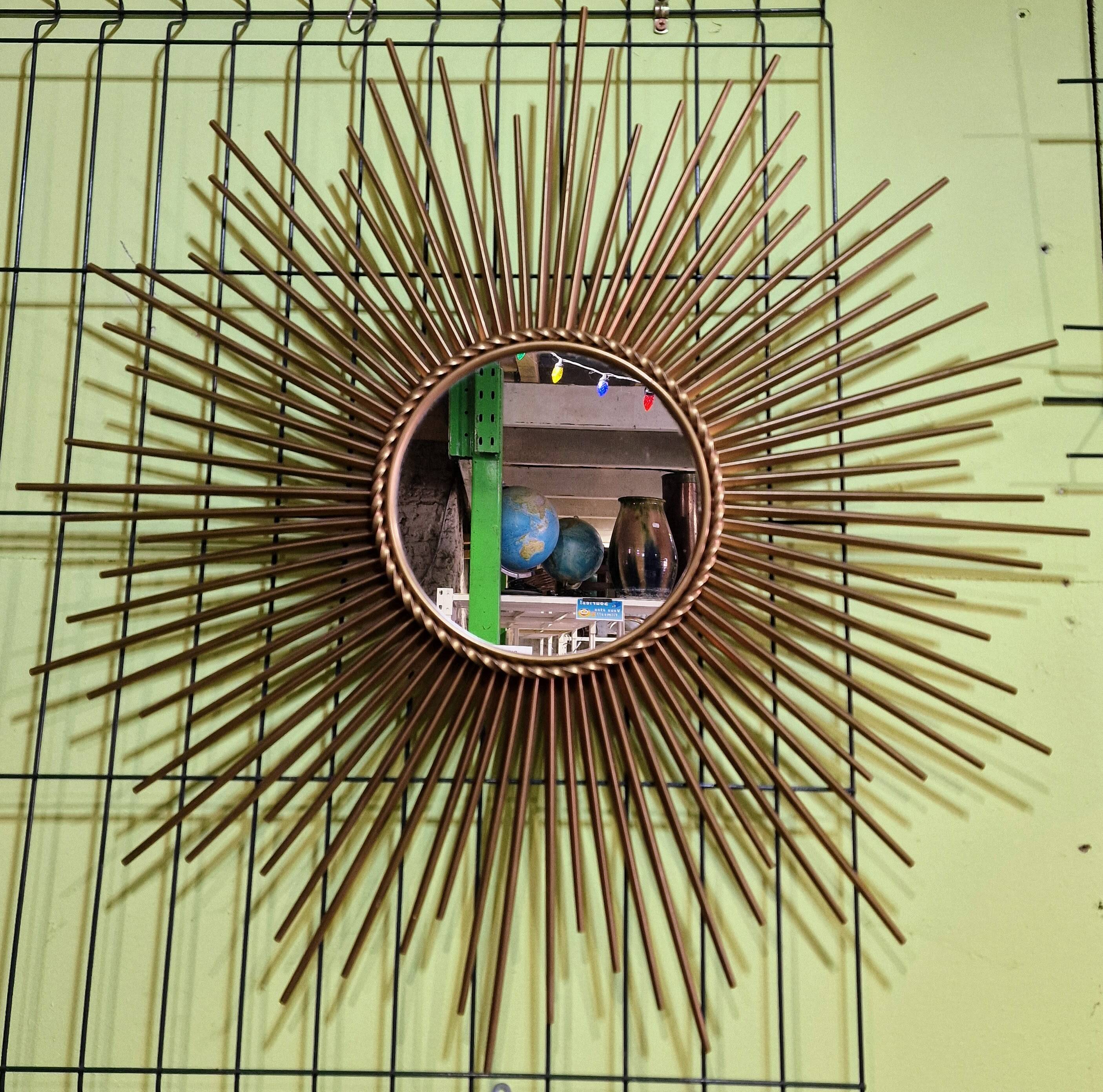 Miroir soleil vintage Chaty Vallauris A.M. – Grand modèle 83 cm