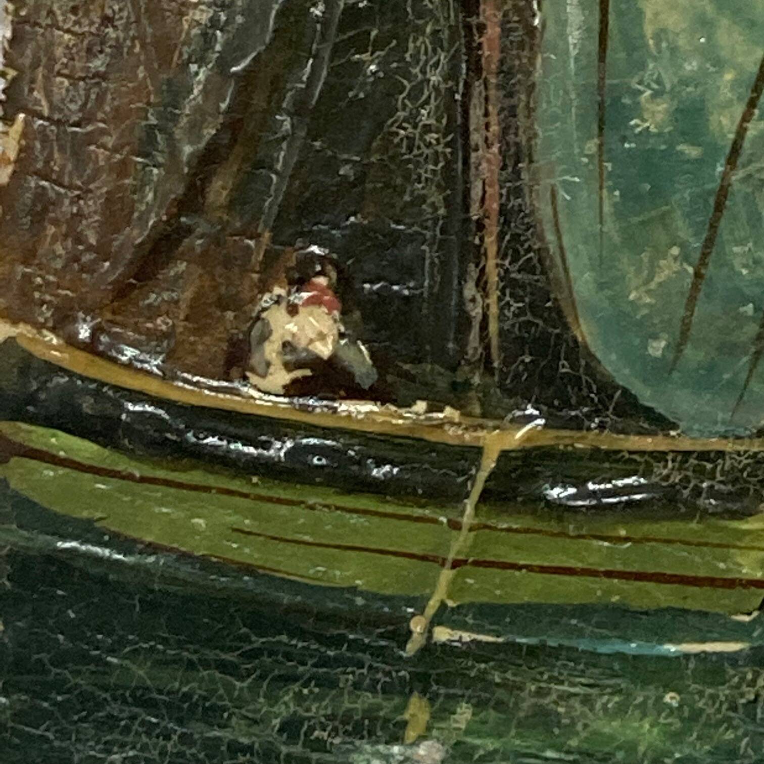 Small boats painting