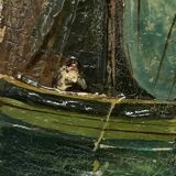 Small boats painting