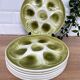 Set of 6 oyster plates in Earthenware Mill of Wolves