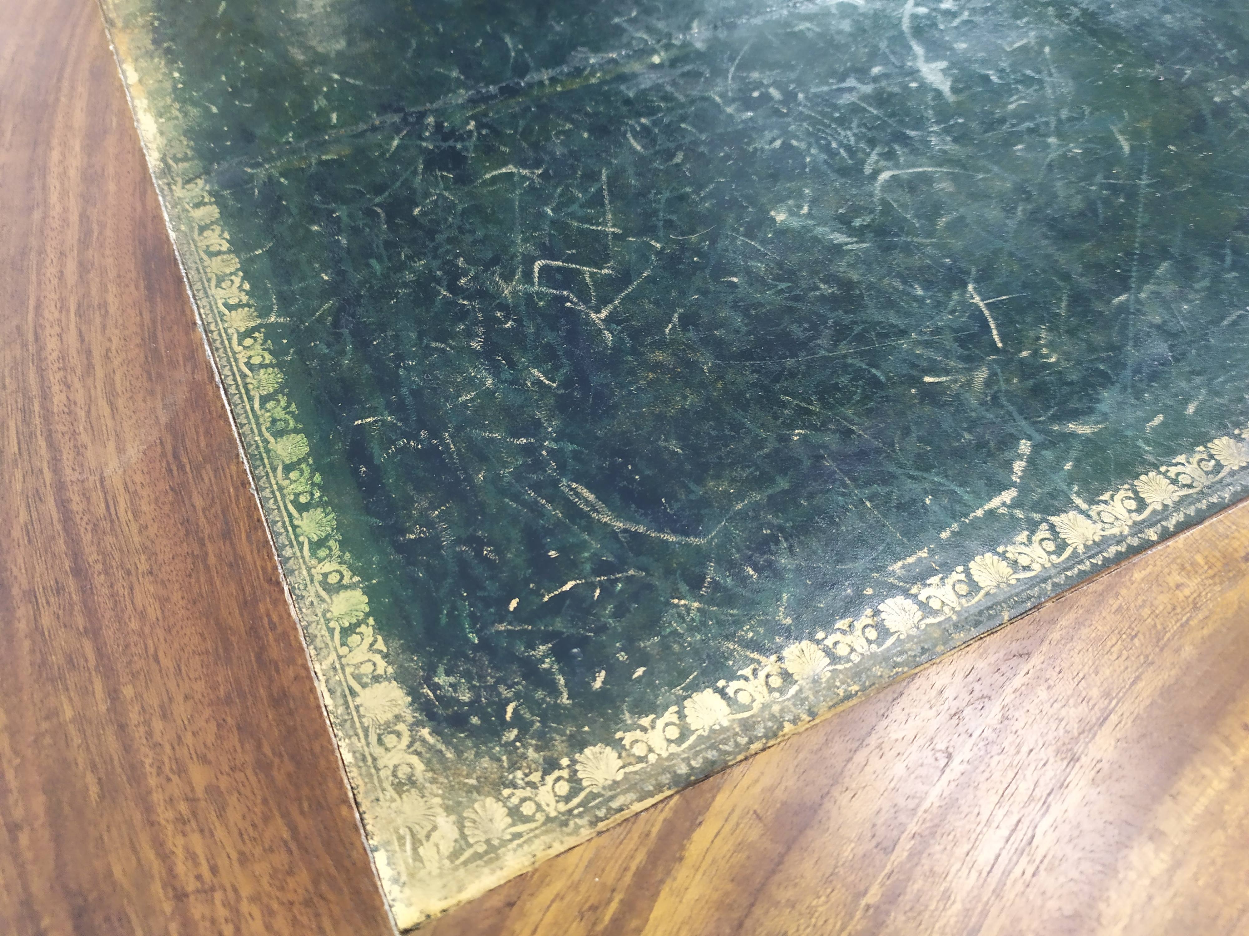 Empire-style desk and chairs