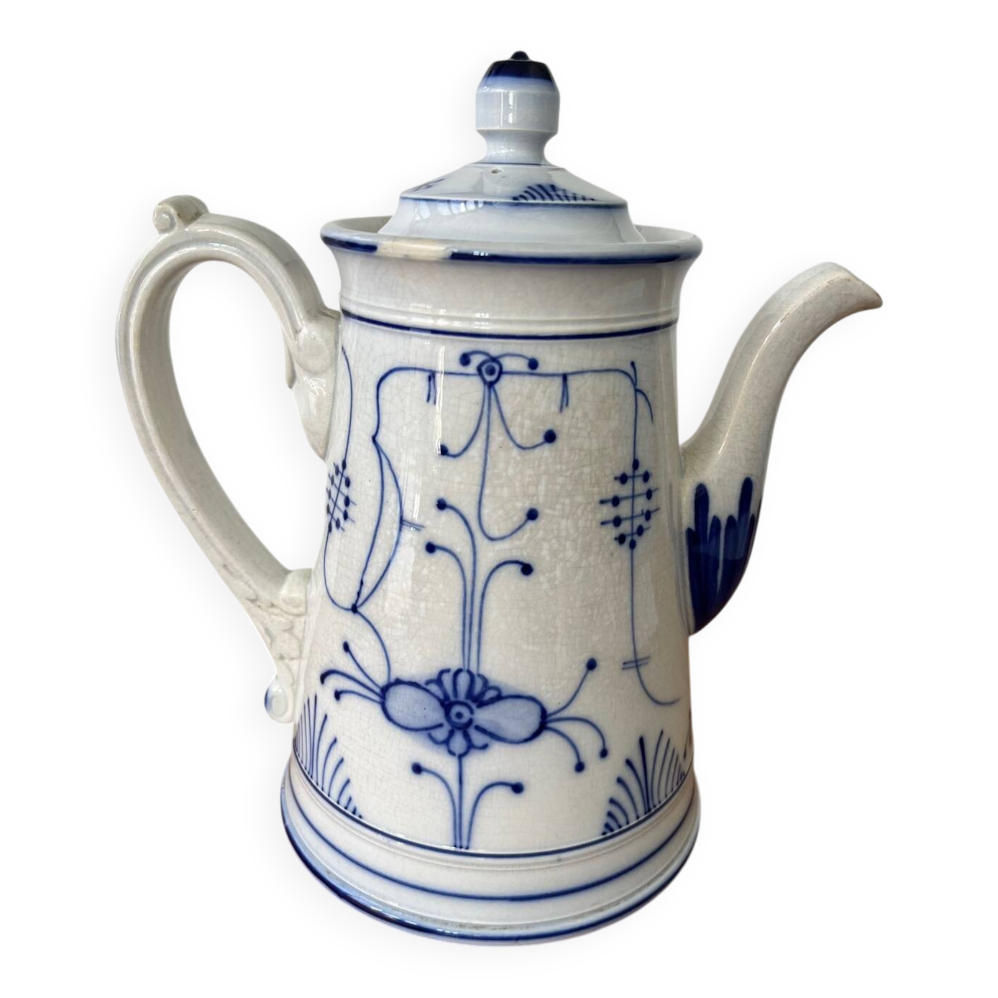 Antique coffee maker from Sarreguemines