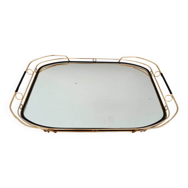 Plateau miroir années 70