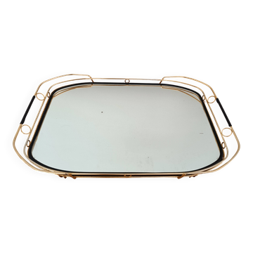 Plateau miroir années 70