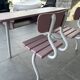 Vintage double school desk fully restored
