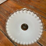 Opaline applique with lace swan neck from the 1930s