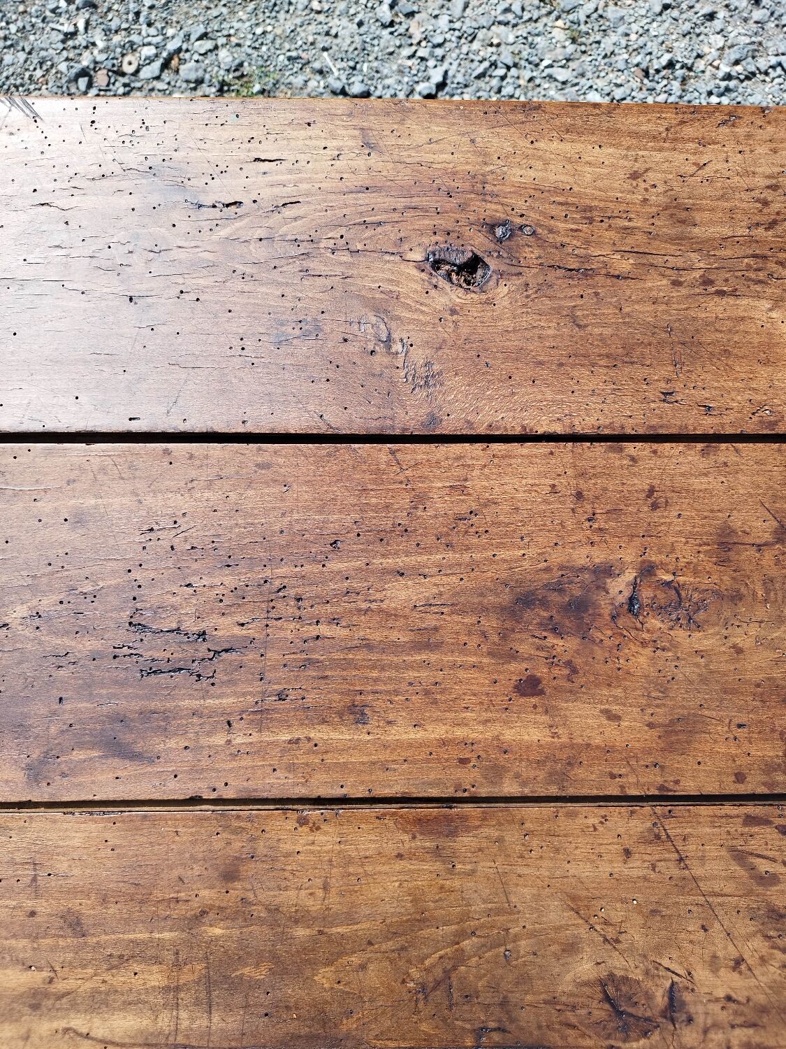 Table basse de ferme rustique