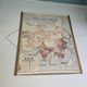 Old school map of geography of Australia and Asia double-sided