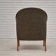 Fauteuil danois, meuble en tissu laine/coton, bois de teck, années 1960