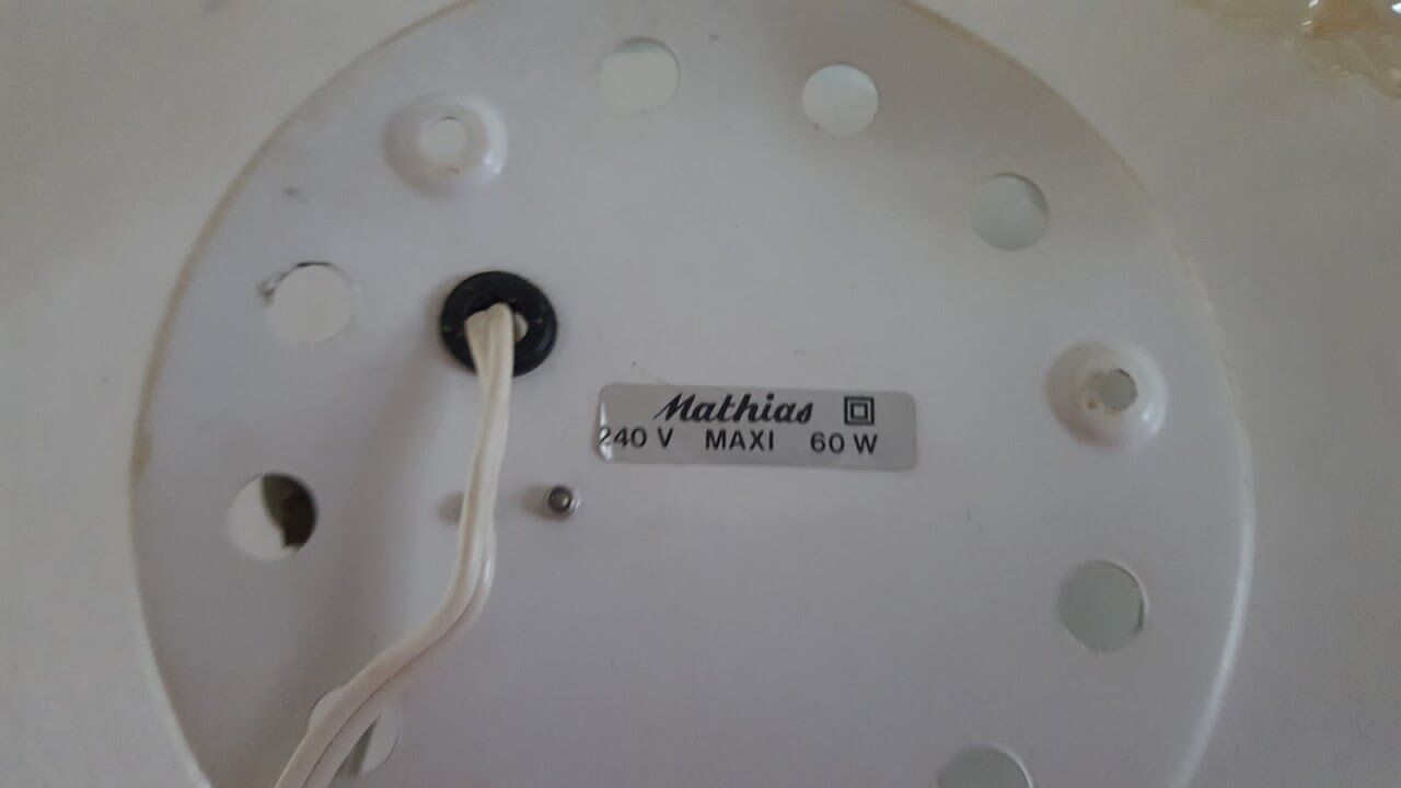 Pair of ceiling lights