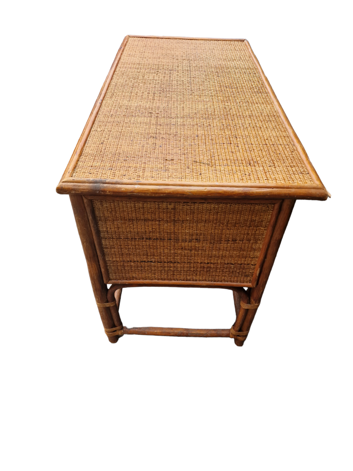 Rattan desk 70s