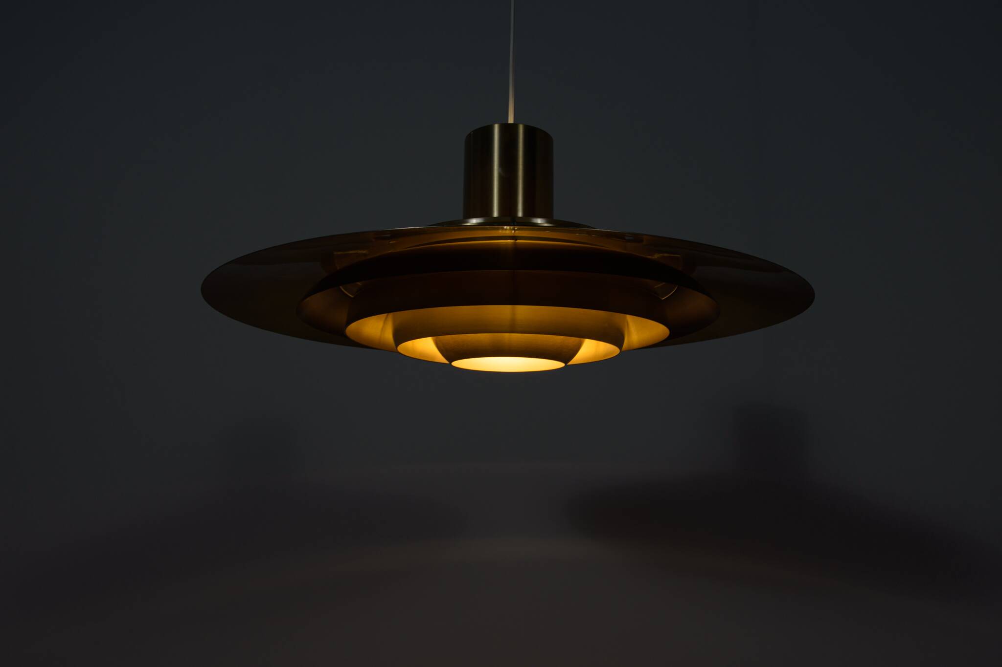 Mid-Century  Large Ceiling Lamp Model P700 by Preben Fabricius & Jørgen Kastholm for Nordisk Solar,