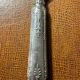 Art-Nouveau Sauce Spoon Floral Decor - Silver & Vermeil