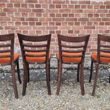 4 bistro chairs, 1970s