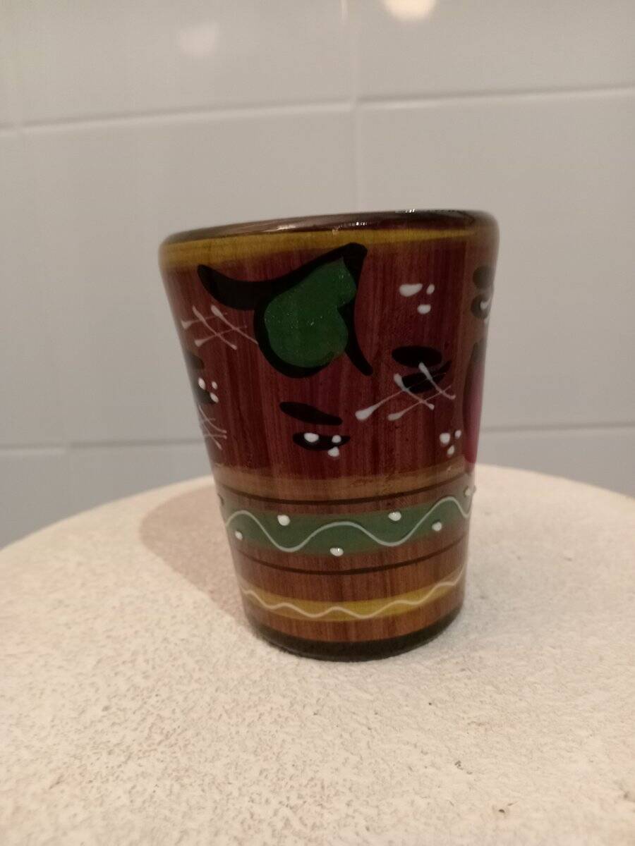 Deruta glasses, 1960s, set of 4