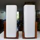 Pair of Louis Kalff opaline and teak wall lights from the 1950s/60s