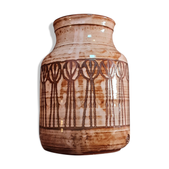 Grand vase Jacques Pouchain 1960