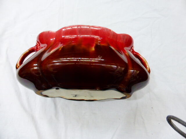 Enameled ceramic planter