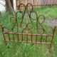 Curved wooden headboard