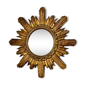 miroir soleil doré 1960,
