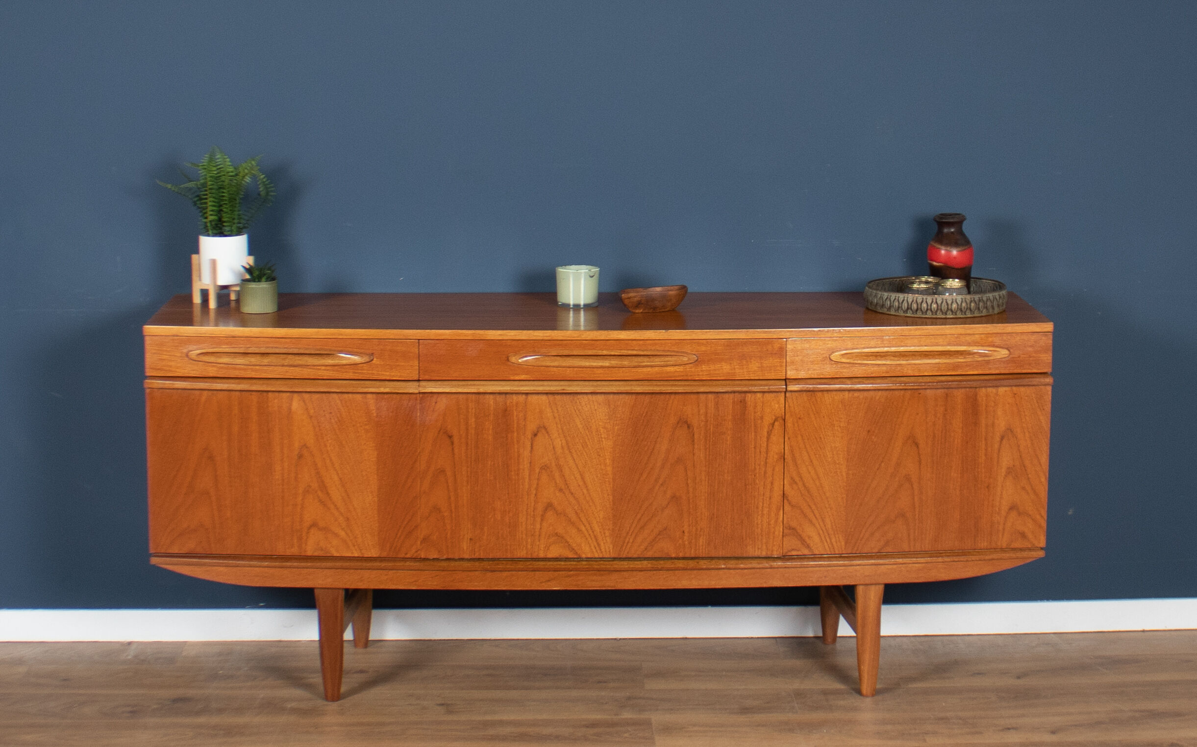 Enfilade rétro teck 1960s elliots de newbury eon mid century