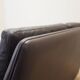 Brown leather sofa, Danish design, 1960s, designer: Aage Christiansen