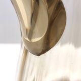 Straw-Colored Glass Pitcher Vase Ascribable to Vittorio Zecchin, Italy