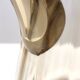 Straw-Colored Glass Pitcher Vase Ascribable to Vittorio Zecchin, Italy