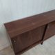 Vintage row walnut sliding doors