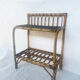 Rattan shelves