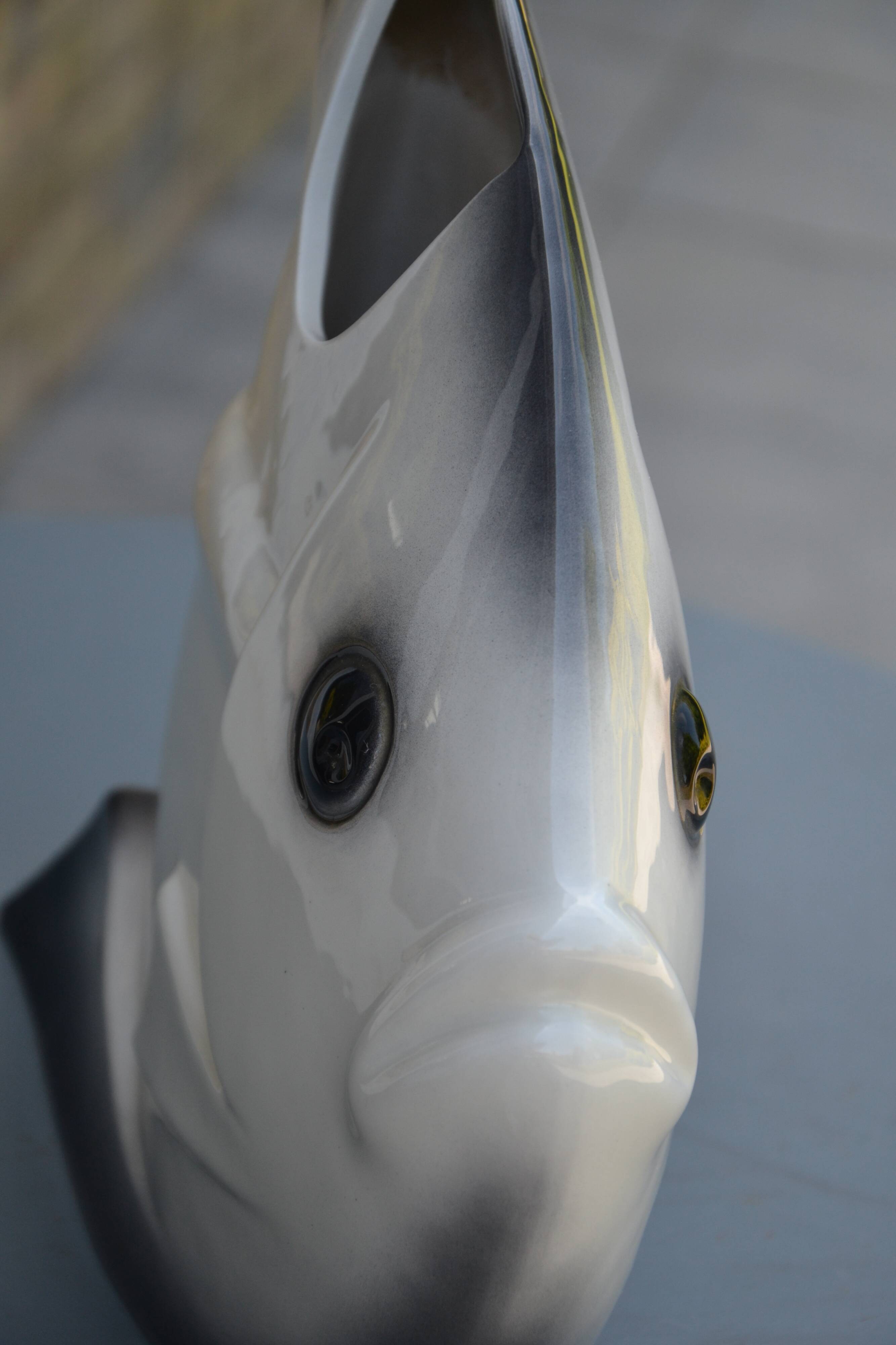 Large vase/sculpture fish from the 1960s.