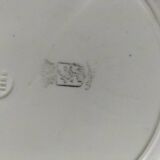 6 Longwy Art Deco plates