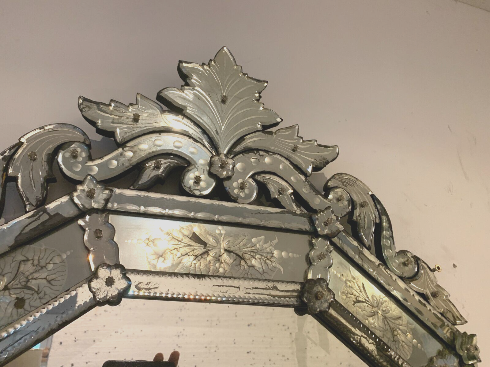 Miroir Vénitien a pare close XX siècle