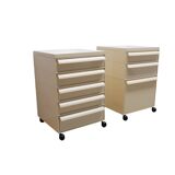 Set of 2 Kartell bedside tables