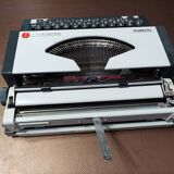 Olympia Traveler de Luxe white typewriter