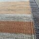 Handwoven wool rollakan rug design 'Wadden' reversible