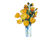 Pierre gross (xxe) bouquet de tulipes jaunes
