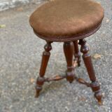 Napoleon III Adjustable Round Piano Stool