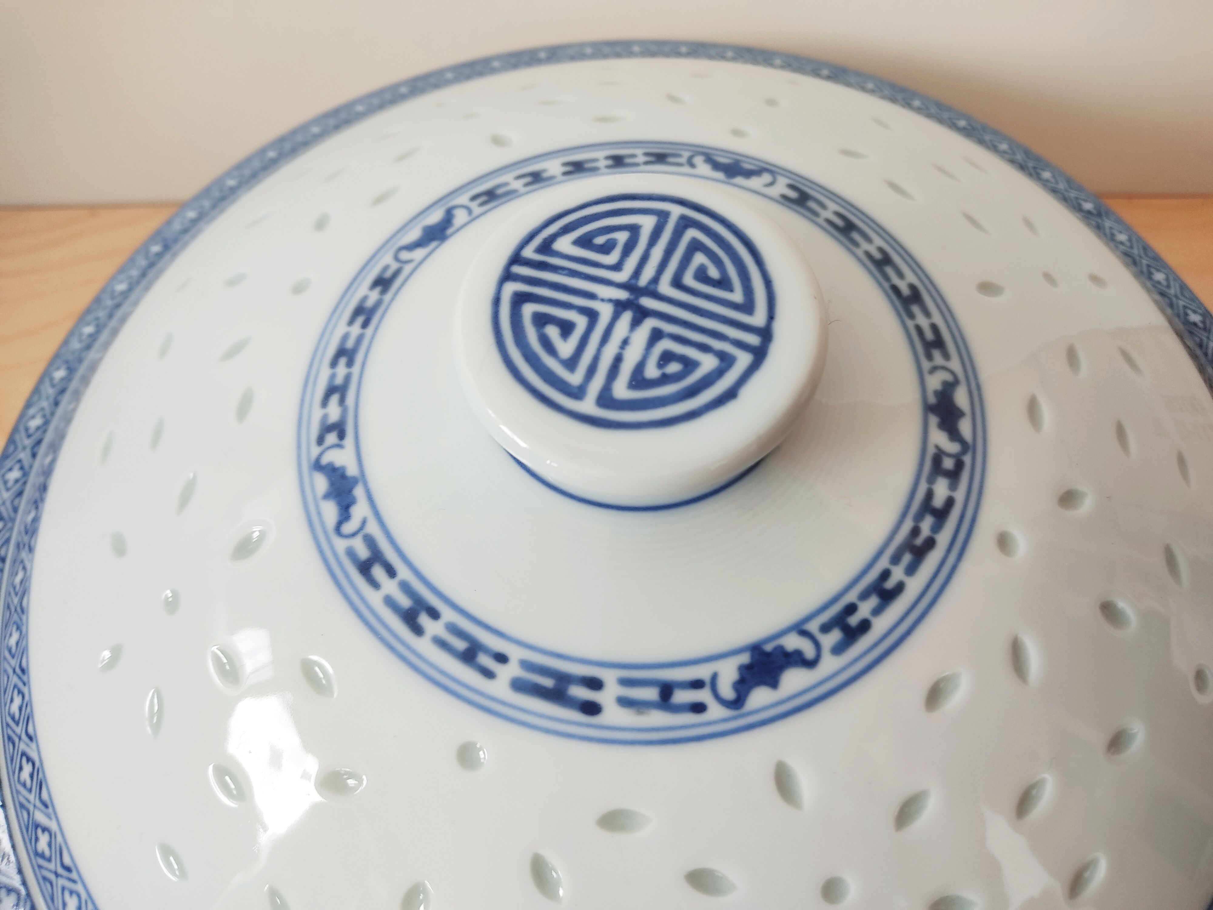 Soupière décor grains de riz Chine