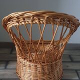 Fauteuil en rotin pour enfant